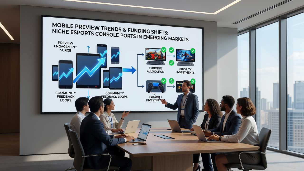 Analysts reviewing console port funding reports tied to mobile esports preview performance data