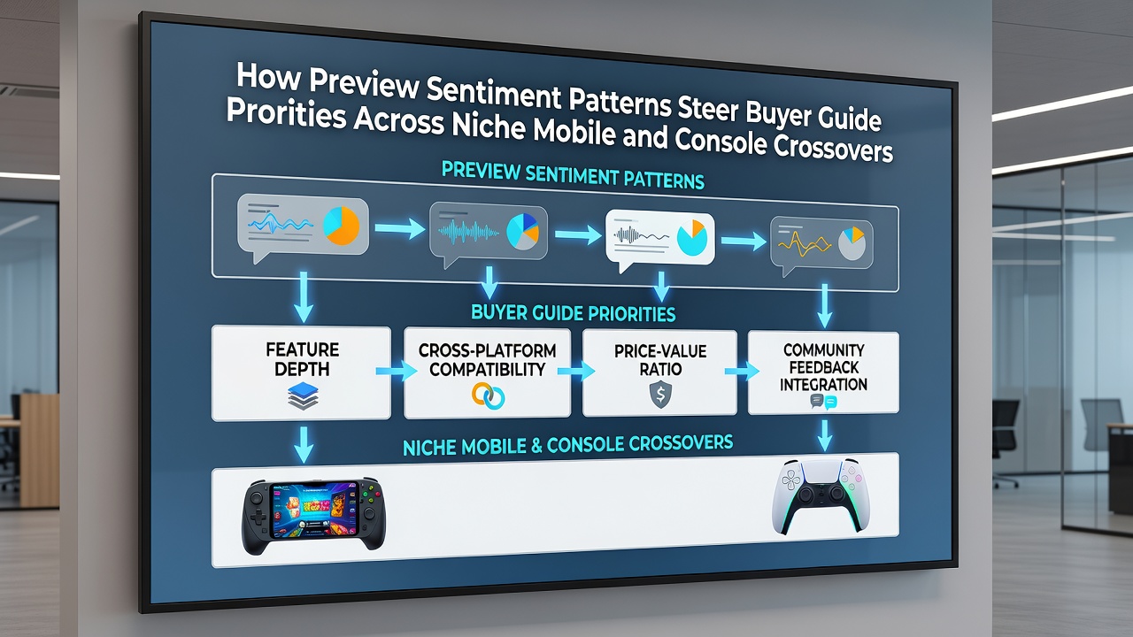 Comparison of buyer guide updates following preview sentiment analysis in crossover genres