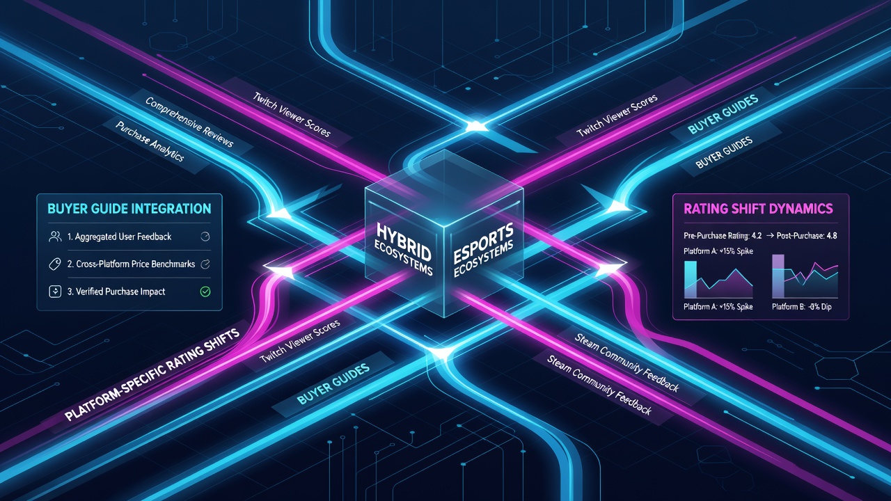 Detailed chart showing rating fluctuations over time for hybrid esports titles across devices