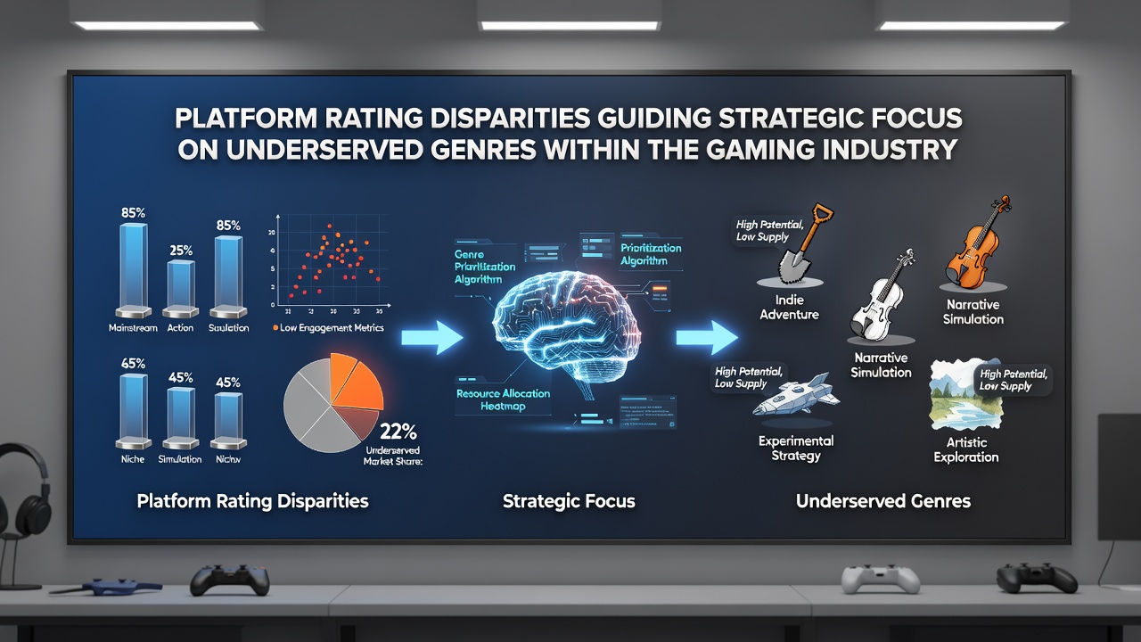 Developers reviewing platform-specific analytics dashboards during a strategy meeting
